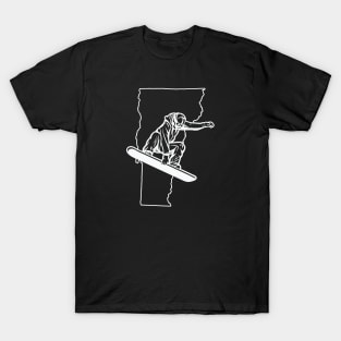 VT Snowboarder black line T-Shirt